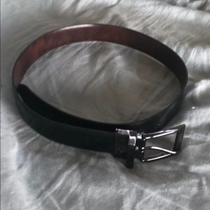 Macy’s Black Faux Leather Dress Belt